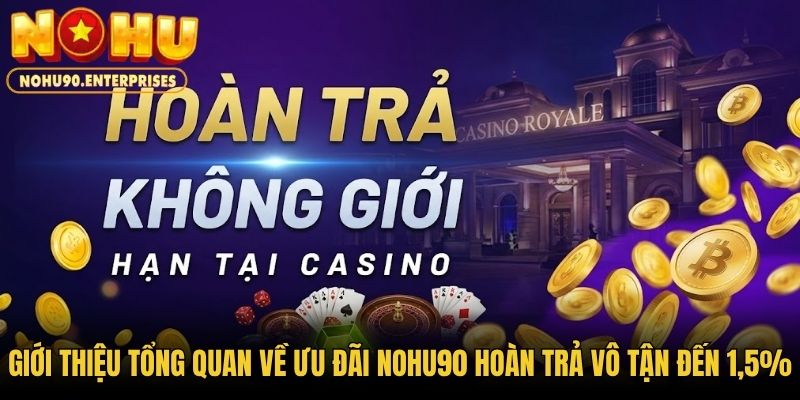 Giới thiệu tổng quan về ưu đãi Nohu90 hoàn trả vô tận đến 1.5%